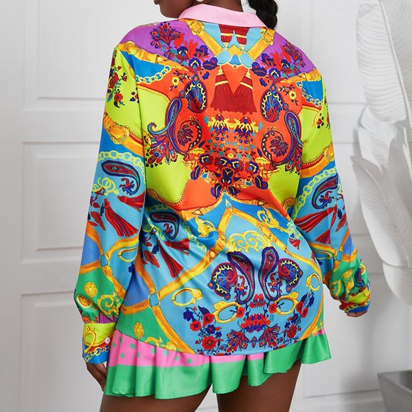 Pleated Skirt Set - Picture 3 of 3